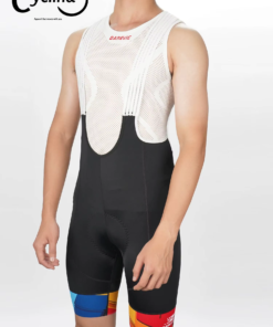 CYCLINA Men's PRO Level Breathable Bib Shorts - Road & MTB Cycling Wear 3