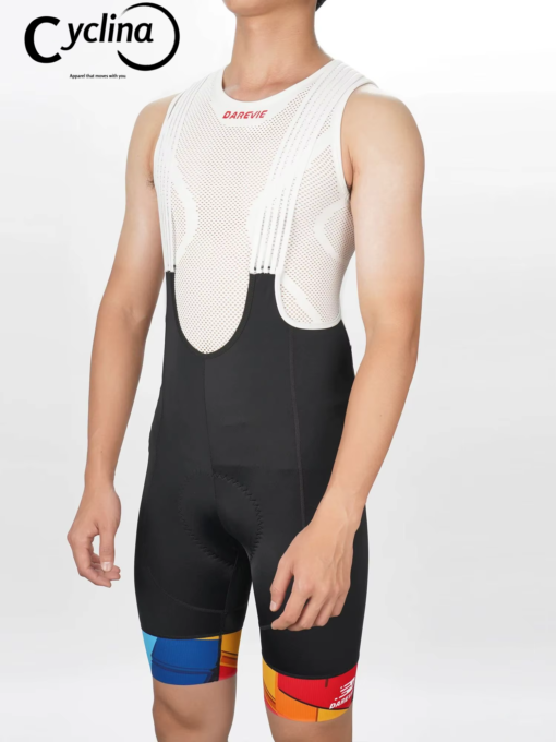 CYCLINA Men's PRO Level Breathable Bib Shorts - Road & MTB Cycling Wear 3