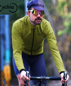 Cyclina,Men's & Women's Quick-Dry Windbreaker - Breathable, Waterproof Cycling Jacket for Spring & Autumn