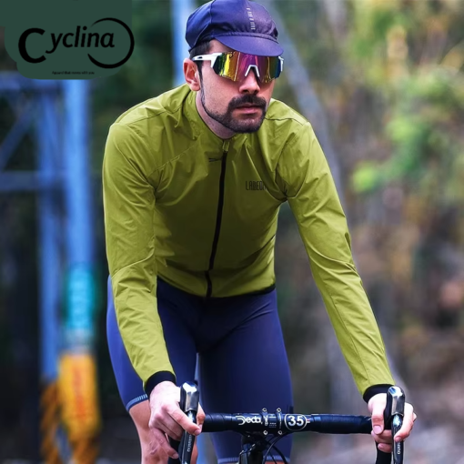 Cyclina,Men's & Women's Quick-Dry Windbreaker - Breathable, Waterproof Cycling Jacket for Spring & Autumn