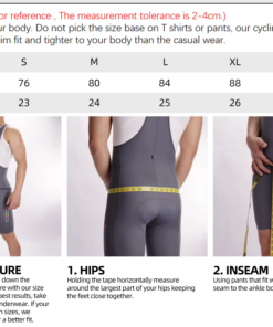 CYCLINA Men's PRO Level Breathable Bib Shorts - Road & MTB Cycling Wear 6