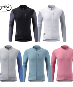 Cyclina Men's & Women's Long Sleeve Cycling Jersey | MTB Pro Bike Clothing | Winter T-Shirt 2025
